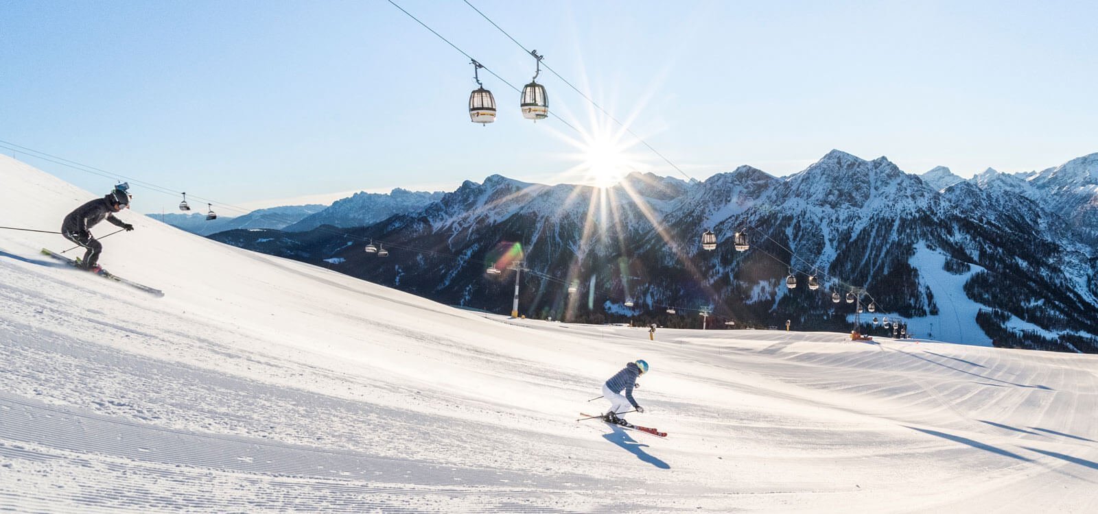 Le nostre piste di sci in Valle di Casies e nell’area sciistica di Plan de Corones